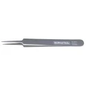 Bernstein 110mm Stainless Steel Pointed ESD Safe Tweezer 5-031