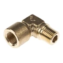 Legris Pneumatic Brass Pipe Fitting 90° Threaded Elbow Male R 1/4 in to Female G 1/4 in 0144 13 13