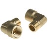 Legris Pneumatic Fitting Brass Pipe Fitting 90° Threaded Elbow Male R 3/4 in to Female G 3/4 in 0144 27 27