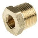 Legris Pneumatic Fitting Brass Threaded Reducer Male R 3/8 in to Female G 1/8 in 0163 17 10
