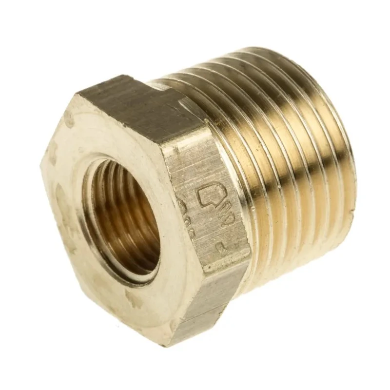 Legris Pneumatic Fitting Brass Threaded Reducer Male R 3/8 in to Female G 1/8 in 0163 17 10