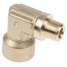 Legris Pneumatic Fitting Brass Pipe Fitting 90° Threaded Elbow Male R 1/8 in to Female G 1/8 in 0144 10 10