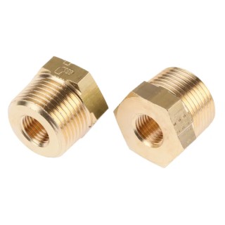 Legris Pneumatic Fitting Brass Pipe Threaded Reducer Male R 3/4 in to Female G 1/4 in 0163 27 13