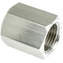 Legris Pneumatic Stainless Steel Pipe Fitting Straight Hexagon Coupler Female G 1/2 in x Female G 1/2 in 1855 21 21