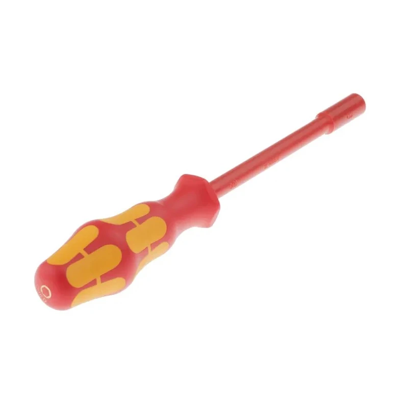 Wera Hexagon Nut Driver 6 mm Tip VDE 1000V Approved Plastic Handle 125 mm Blade 223 mm Overall 05005305001