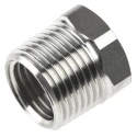 Legris Pneumatic Stainless Steel Pipe Fitting Straight Hexagon Reducer Male 3/8 in x Female G 1/4 in 1863 17 13