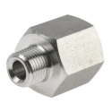 Legris Pneumatic Stainless Steel 316L Straight Hexagon Pipe Fitting Male 1/8 in x Female G 1/4 in 150 bar 1861 10 13