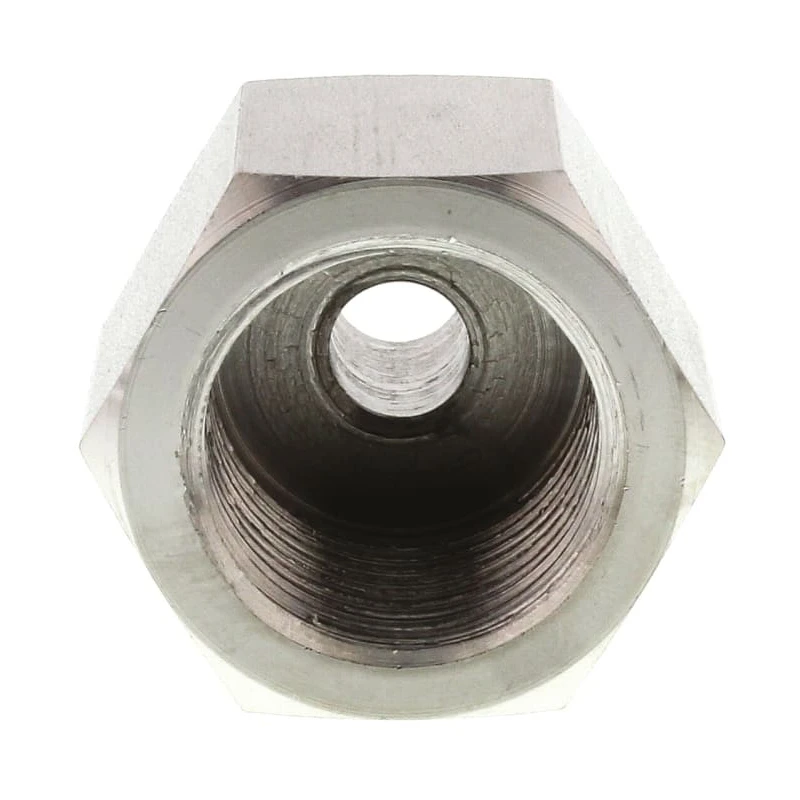 Legris Pneumatic Stainless Steel Pipe Fitting Straight Hexagon Male 1/4 in x Female G 1/2 in 1861 13 21