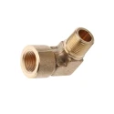 Legris Pneumatic Fitting Brass Pipe Fitting 90° Threaded Elbow Male R 3/8 in to Female G 3/8 in 0144 17 17