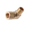 Legris Pneumatic Fitting Brass Pipe Fitting 90° Threaded Elbow Male R 3/8 in to Female G 3/8 in 0144 17 17
