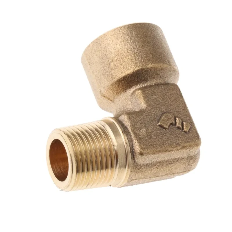 Legris Pneumatic Fitting Brass Pipe Fitting 90° Threaded Elbow Male R 3/8 in to Female G 3/8 in 0144 17 17