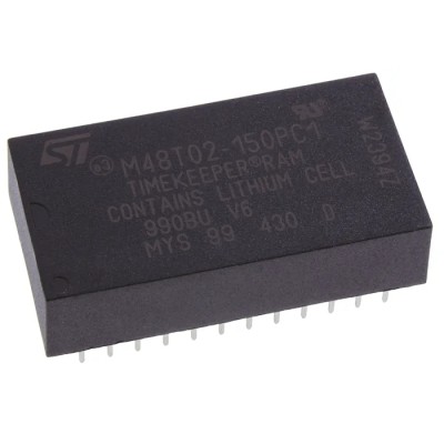 STMicroelectronics 16 kB 150 ns NVRAM 24-Pin PCDIP M48T02-150PC1
