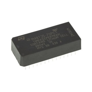 STMicroelectronics 32 kB 70 ns NVRAM 28-Pin PCDIP M48T35-70PC1