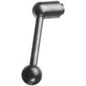 RS PRO Tension Lever, M10 x 40 mm, Male Thread, Steel Handle and Shaft, Black Oxide Finish 237-340