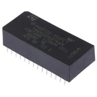 STMicroelectronics 64kB 150 ns Non-Volatile RAM NVRAM 28-Pin PCDIP M48T08-150PC1