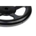 RS PRO Black Steel Spoked Hand Wheel 250 mm Diameter 237-366