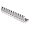 RS PRO Aluminium Carrying Handle Anodised Silver Material, Screw Fixing, 140mm Width, 32mm Height 237-621
