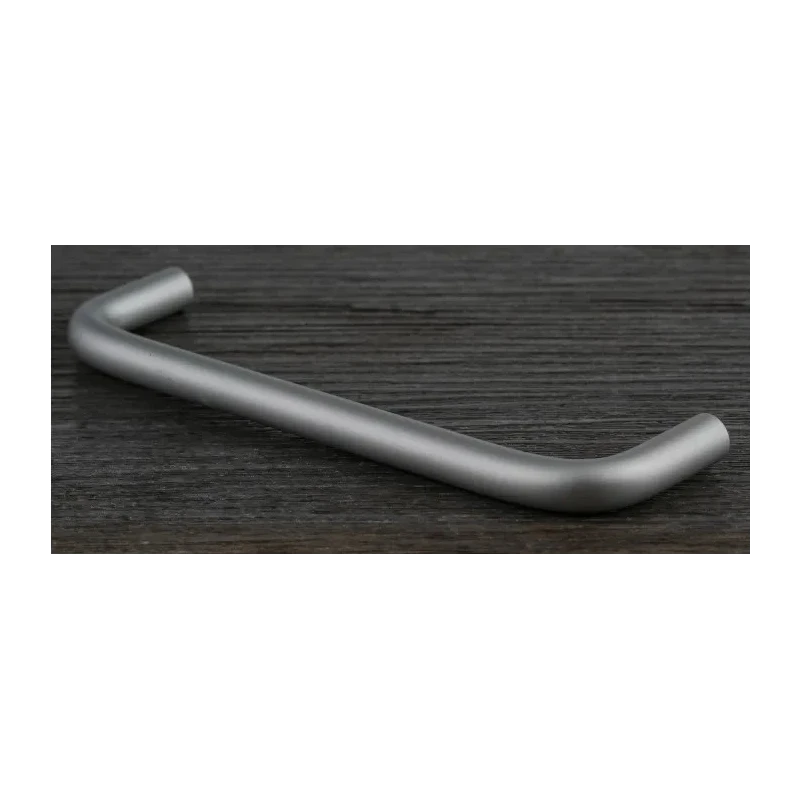 RS PRO Anodised Silver Aluminium Arch Shape Handle 34 mm Height, 8mm Width, 128 mm Length 237-851