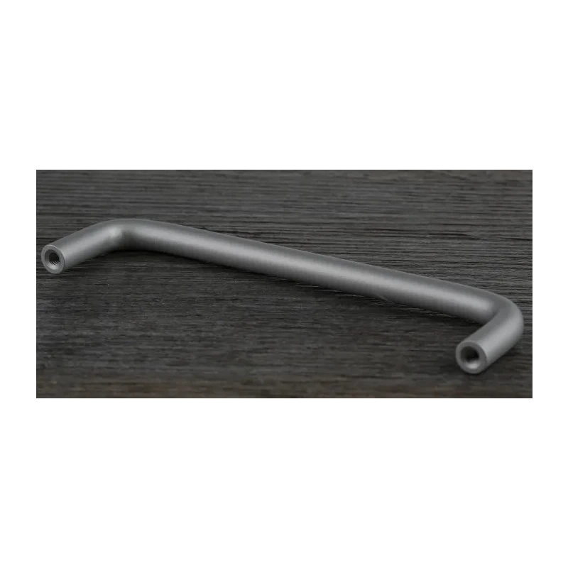 RS PRO Anodised Silver Aluminium Arch Shape Handle 34 mm Height, 8mm Width, 128 mm Length 237-851