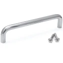 RS PRO Anodised Silver Stainless Steel Arch Shape Handle 30 mm Height, 9 mm Width, 104 mm Length 237-895