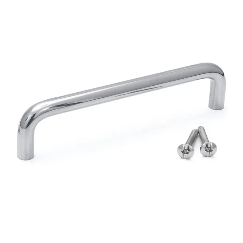 RS PRO Anodised Silver Stainless Steel Arch Shape Handle 30 mm Height, 9 mm Width, 104 mm Length 237-895