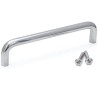 RS PRO Anodised Silver Stainless Steel Arch Shape Handle 30 mm Height, 9 mm Width, 104 mm Length 237-895