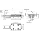 Parker Origa Linear Guide Rail 25 mm Width 200 mm Length Anodised Aluminium GDL-FD25-0200X0A-000-0000