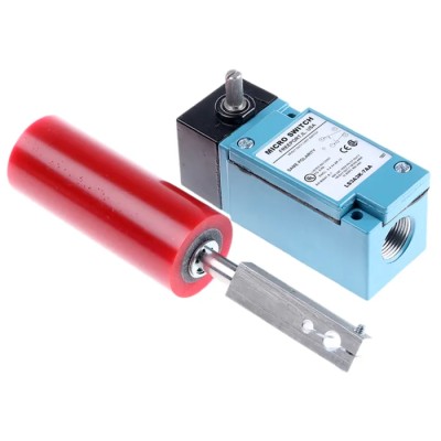 Honeywell Technologies HDLS Series Roller Lever Limit Switch SPDT 10A 240V AC IP67 Die Cast Zinc Epoxy Coated LS3A3K-7AA