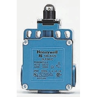Honeywell Technologies GLE Series Plunger Limit Switch 2 NC, IP67, Die Cast Zinc Epoxy Coated Housing, 240V AC, 6A GLEB06C