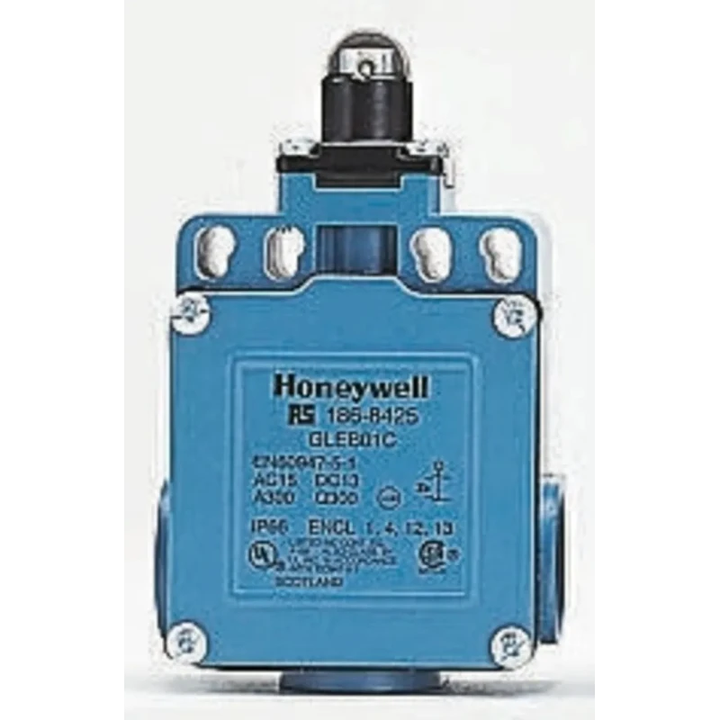 Honeywell Technologies GLE Series Plunger Limit Switch 2 NC, IP67, Die Cast Zinc Epoxy Coated Housing, 240V AC, 6A GLEB06C