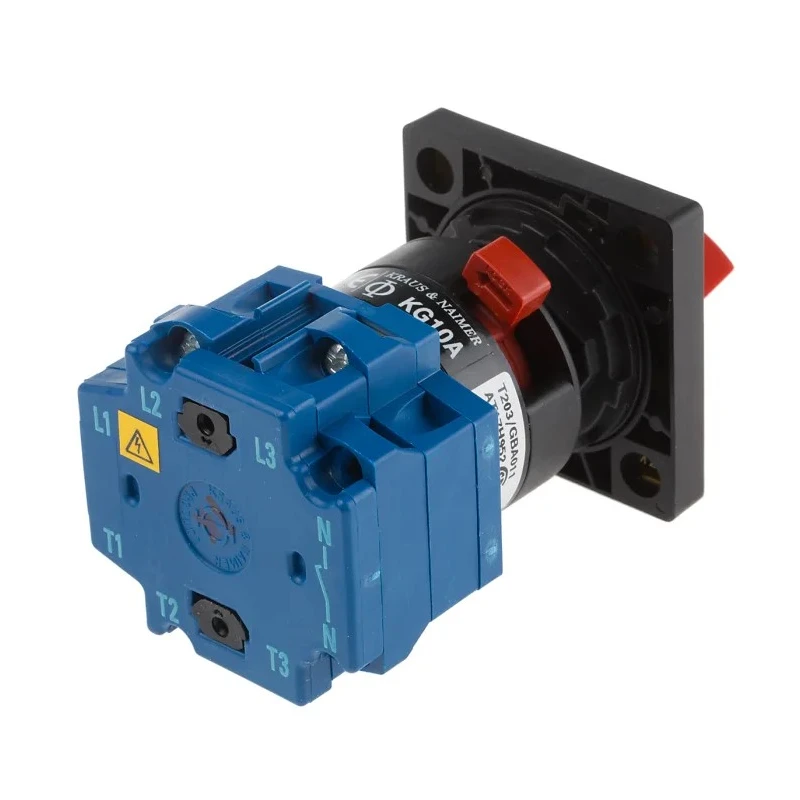 Kraus & Naimer 3-Pole Panel Mount Isolator Switch IP65 20A 5.5 kW KG10A.T203/GBA011.FT2