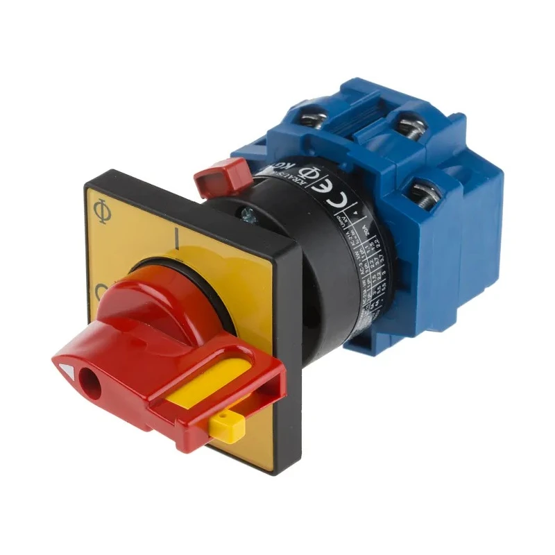 Kraus & Naimer 3-Pole Panel Mount Isolator Switch IP65 20A 5.5 kW KG10A.T203/GBA011.FT2