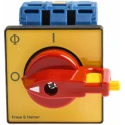 Kraus & Naimer 3-Pole Panel Mount Isolator Switch IP65 32A 11kW KG32A.T203/GBA011.FT2