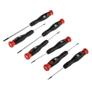 RS PRO Hexagon Precision Screwdriver Set, 7-Piece, Tip Sizes 0.6 to 3.0 mm 243-686
