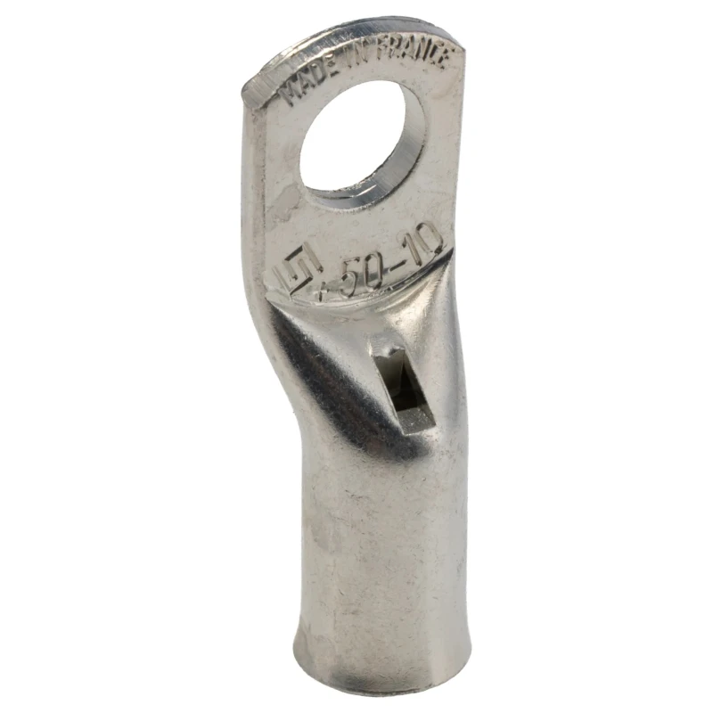 TE Connectivity XCT Uninsulated Ring Terminal 10 mm Stud Size 1 AWG Wire Size Grey 710025-5