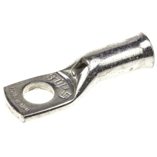 TE Connectivity XCT Uninsulated Ring Terminal 6 mm Stud Size, 7 AWG Wire Size, Grey 710031-4