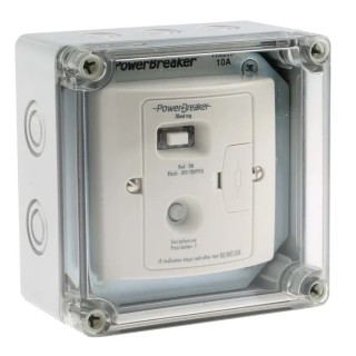 RS PRO 10A 1 Gang Switched Fused Spur Surface Mount IP67 BS5733, BSEN60529, BS7288 310-8977