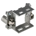 HARTING Metal Frame HAN Modular Series Thread Size M3 4 Way, Grey Die Cast Zinc, Size 6B 09140060303