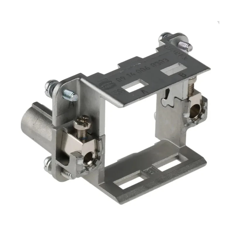 HARTING Metal Frame HAN Modular Series Thread Size M3 4 Way, Grey Die Cast Zinc, Size 6B 09140060303