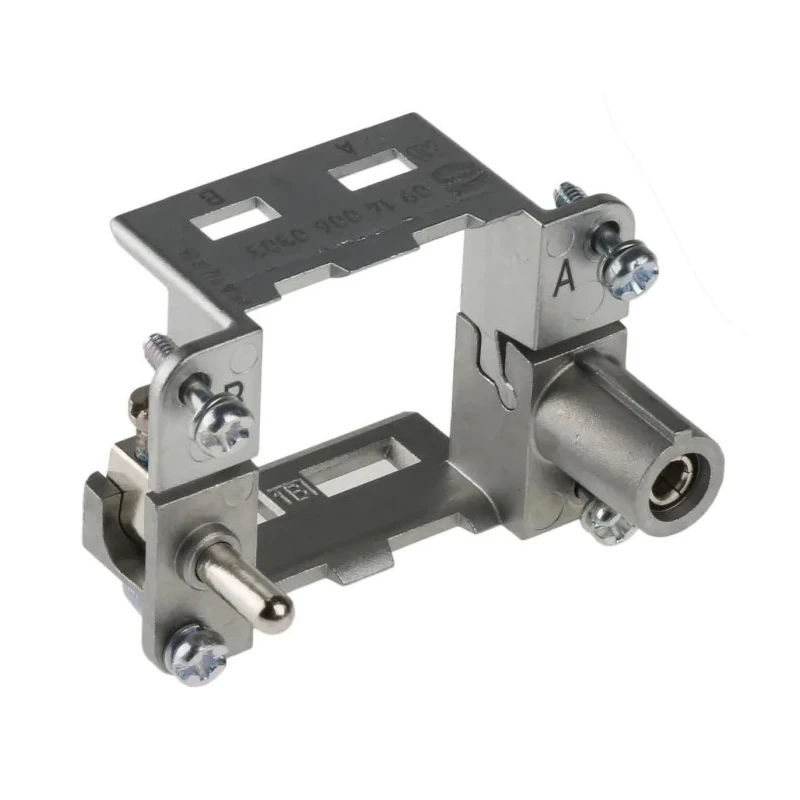 HARTING Metal Frame HAN Modular Series Thread Size M3 4 Way, Grey Die Cast Zinc, Size 6B 09140060303
