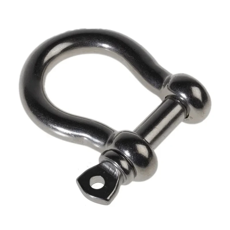 RS PRO Stainless Steel Bow Shackle 1 t Safe Working Load, Screw Pin, 16 mm Diameter, 35 mm Jaw Width 312-3588