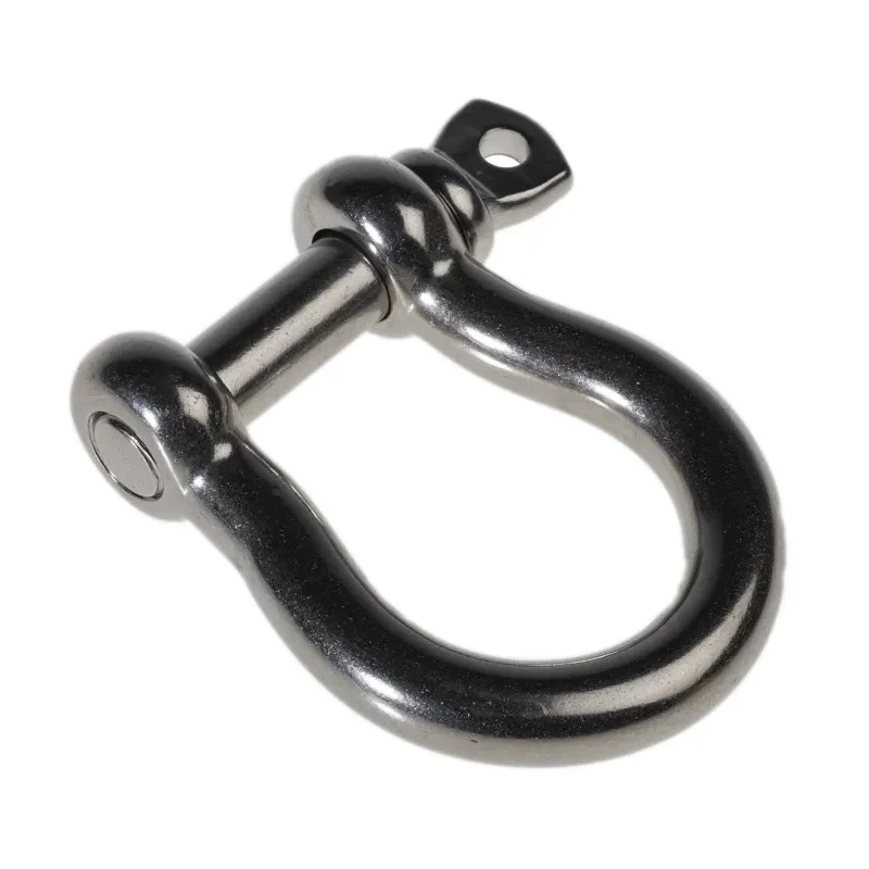 RS PRO Stainless Steel Bow Shackle 1 t Safe Working Load, Screw Pin, 16 mm Diameter, 35 mm Jaw Width 312-3588