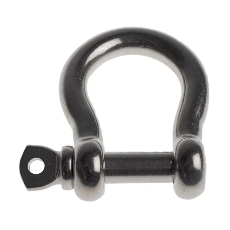 RS PRO Stainless Steel Bow Shackle 1 t Safe Working Load, Screw Pin, 16 mm Diameter, 35 mm Jaw Width 312-3588