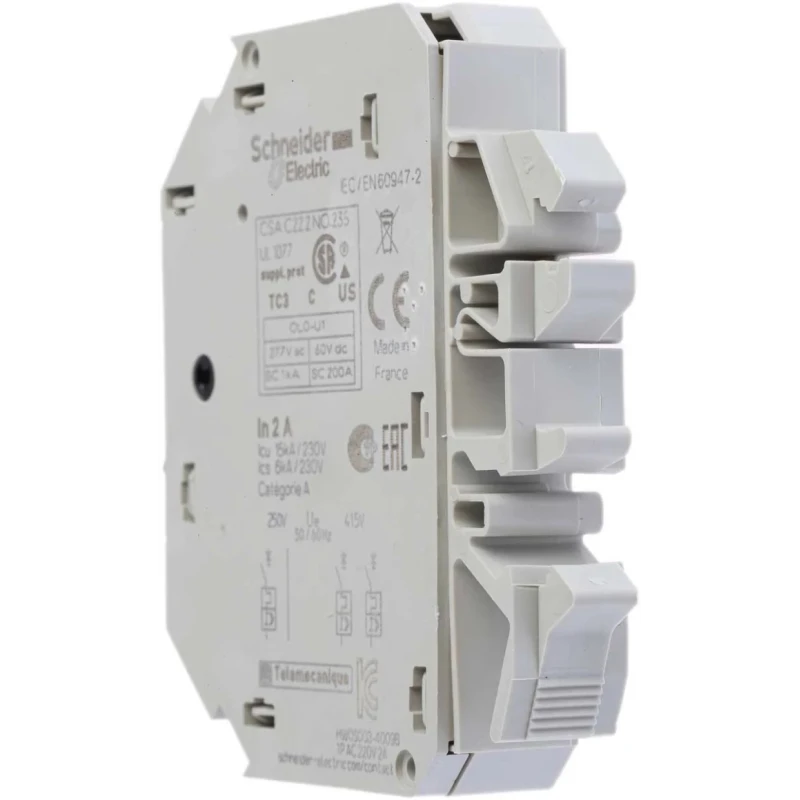 Schneider Electric TeSys GB2 Thermal Circuit Breaker 2A Current Rating 1-Pole DIN Rail Mount GB2CB07