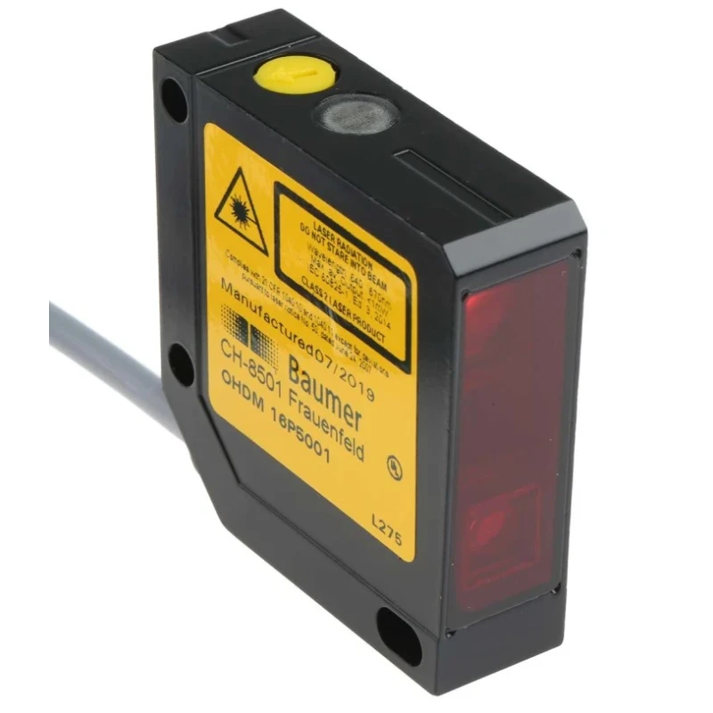 Baumer Diffuse Photoelectric Sensor Block Sensor 25 to 300 mm PNP Output IP67 OHDM 16P5001