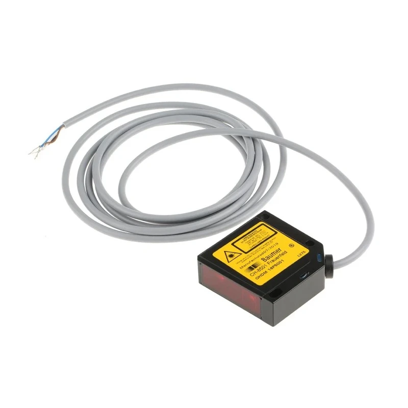 Baumer Diffuse Photoelectric Sensor Block Sensor 25 to 300 mm PNP Output IP67 OHDM 16P5001