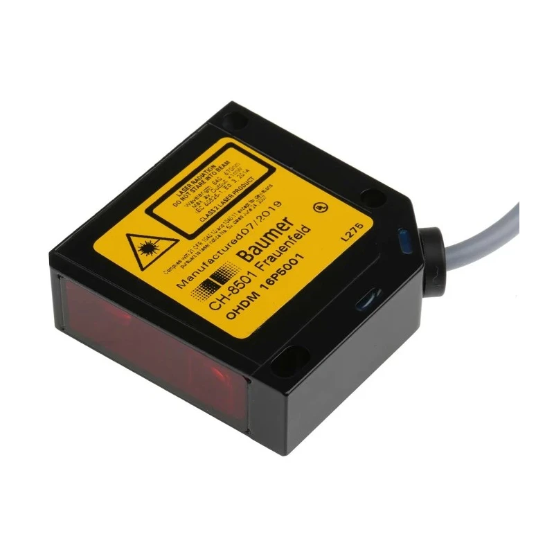 Baumer Diffuse Photoelectric Sensor Block Sensor 25 to 300 mm PNP Output IP67 OHDM 16P5001