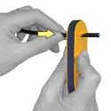 RS PRO Coaxial Insulated Wire Stripper 3 to 9 mm Stripping Range, 9mm Overall Length, Steel & Polyamide, RoHS 312-9485