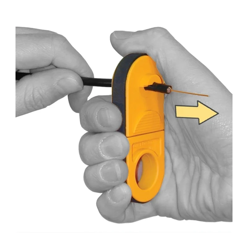 RS PRO Coaxial Insulated Wire Stripper 3 to 9 mm Stripping Range, 9mm Overall Length, Steel & Polyamide, RoHS 312-9485