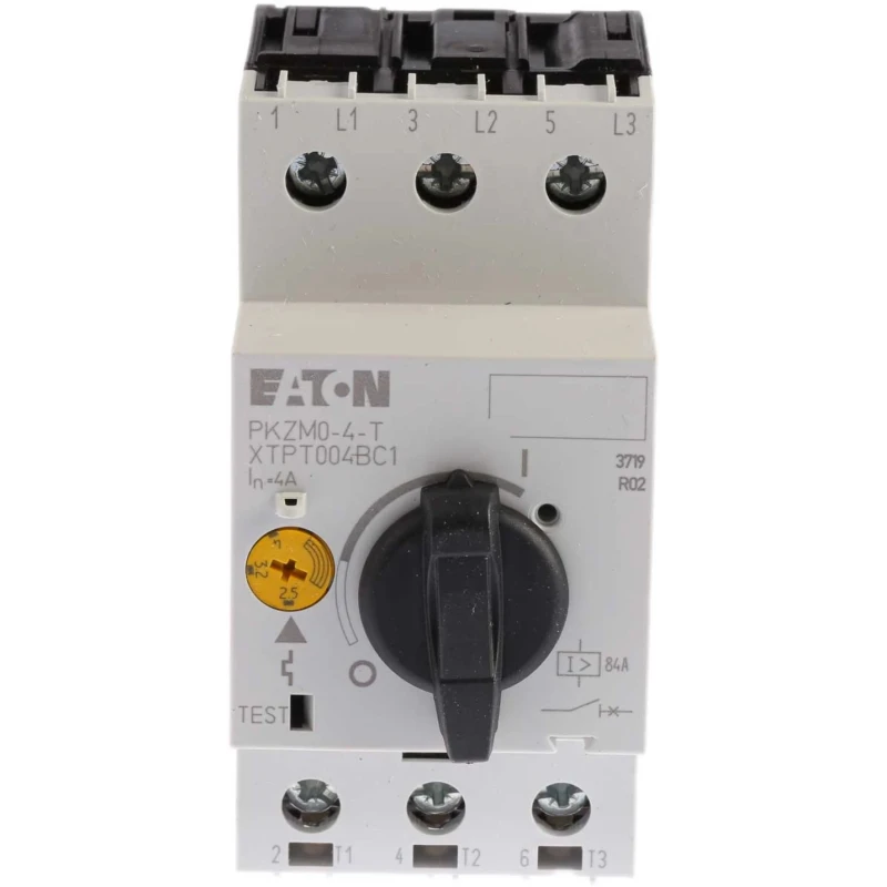 Eaton Motor Protection Circuit Breaker PKZM0-4-T, 2.5–4 A, 690V AC, 3 Poles, IP20 Rating, -25°C to 55°C 088914 PKZM0-4-T